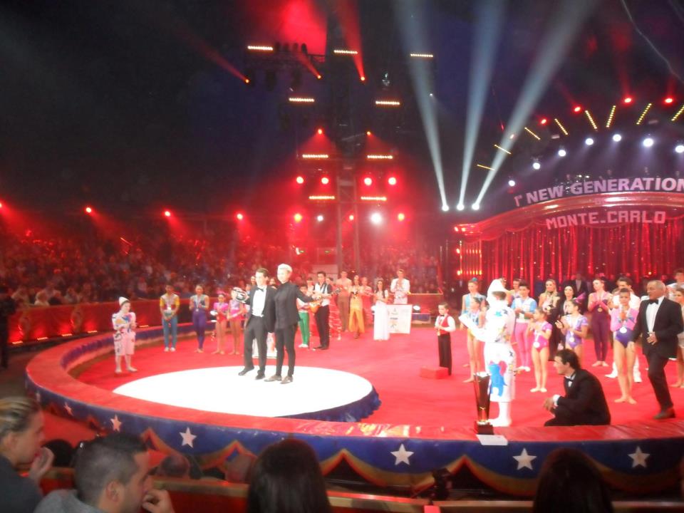 Rafael Scholten Prijsuitreiking Circus van Monte-Carlo